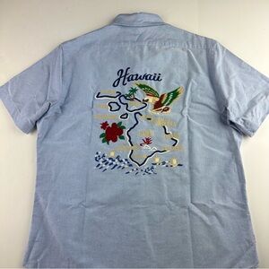 Ralph Lauren Vintage 5th Div. Military Tiger Embroidered Button Down Shirt Rare